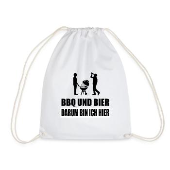 BBQ - Turnbeutel - Weiß - Vorne