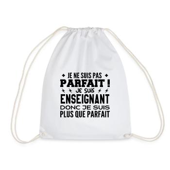 Un Enseignant plus que parfaite, métier de rêve - Sac de sport léger - blanc - Devant