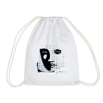 Shadows - Drawstring Bag - white - Front