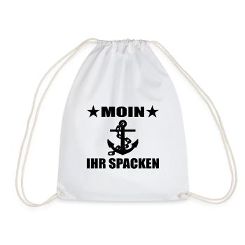 Moin - Turnbeutel - Weiß - Vorne