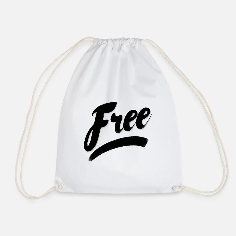 Free - libre - Sac de sport léger - blanc