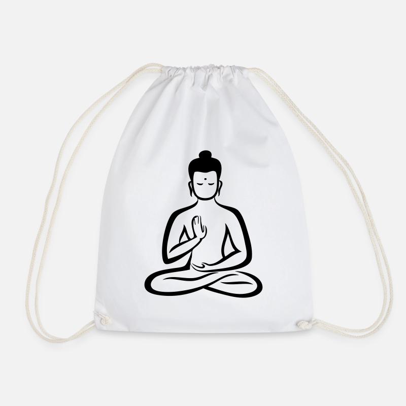 Buddha - Turnbeutel - Weiß