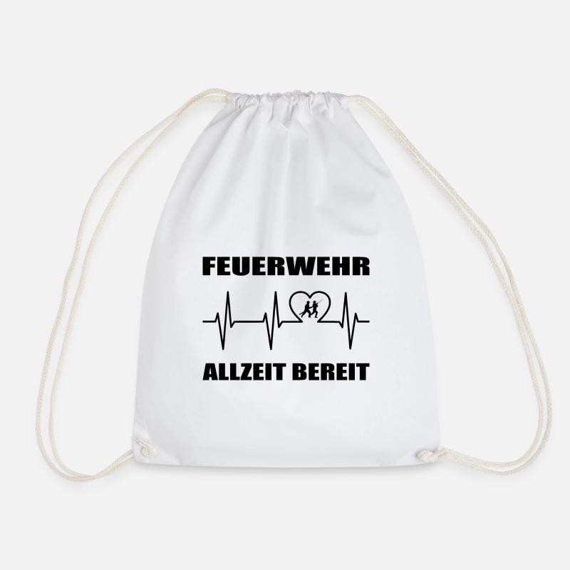 Feuerwehr - Turnbeutel - Weiß