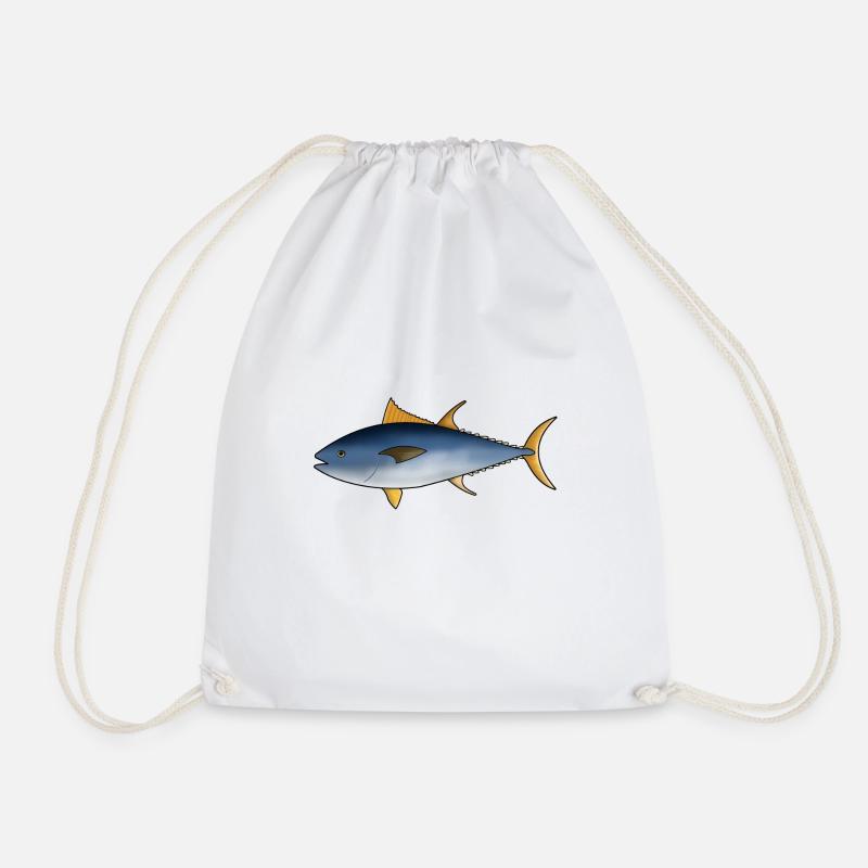 Thunfisch Fisch Tunfisch - Turnbeutel - Weiß