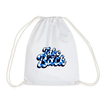 Bavaria Flag Used Look Bavarian Flag Vintage - Drawstring Bag - white - Front