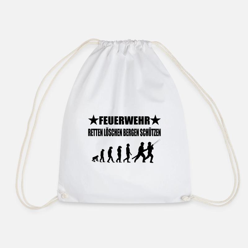 Feuerwehr - Turnbeutel - Weiß