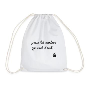 Les Tontons Flingueurs ! Réplique culte - Raoul - Sac de sport léger - blanc - Devant