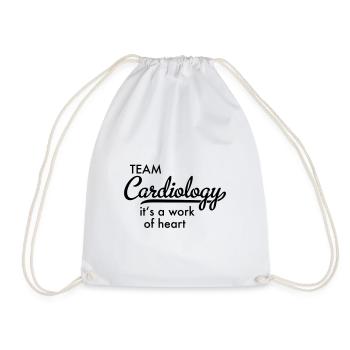 Équipe de cardiologie - Sac de sport léger - blanc - Devant