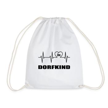 Dorfkind - Turnbeutel - Weiß - Vorne