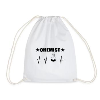 Chemie - Turnbeutel - Weiß - Vorne