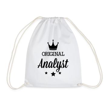 Original drei Sterne Deluxe Analyst - Turnbeutel - Weiß - Vorne