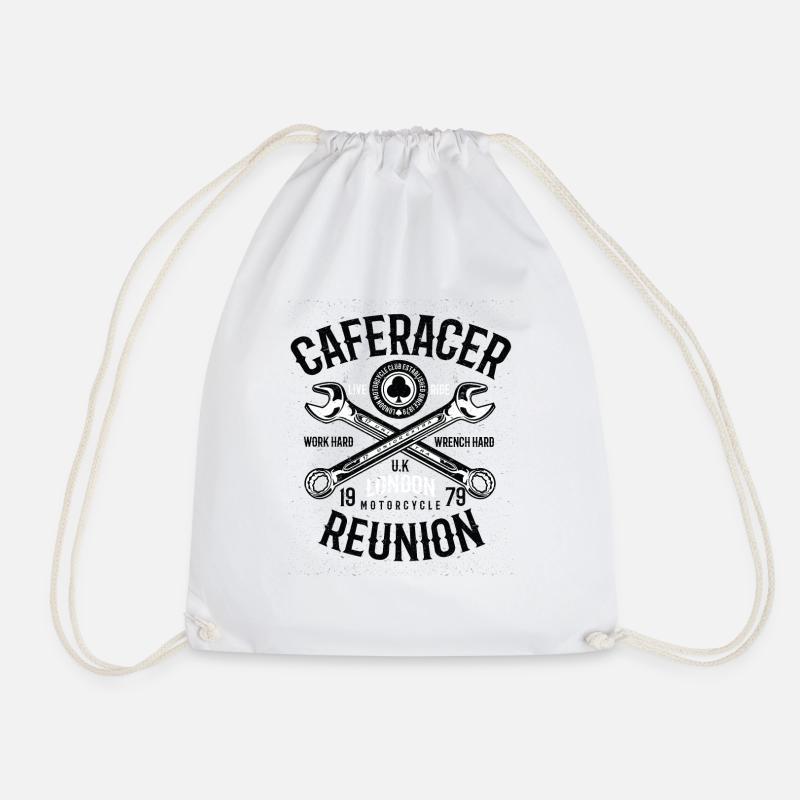Caferacer Reunion - Turnbeutel - Weiß
