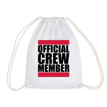 Official Crew Member Logo - Sac de sport léger - blanc - Devant