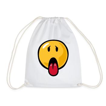 Smiley sick - Sac de sport léger - blanc - Devant