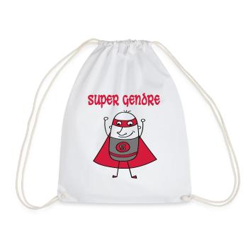 Super gendre - Sac de sport léger - blanc - Devant
