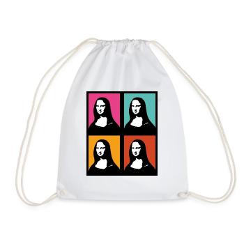 Mona Lisa colors - Sac de sport léger - blanc - Devant