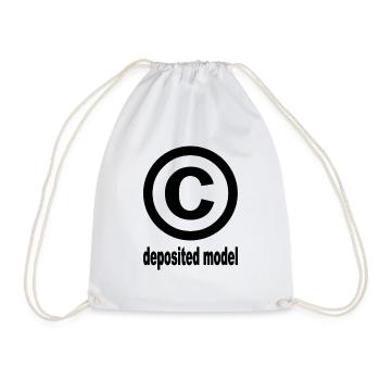 DEPOSITED #1 © (design protégé par copyright) - Sac de sport léger - blanc - Devant