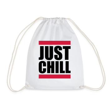 Bar Just Chill Relax - Drawstring Bag - white - Front