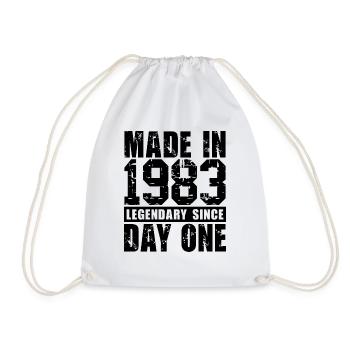Fabriqué en 1983, légendaire depuis le premier jour - Sac de sport léger - blanc - Devant