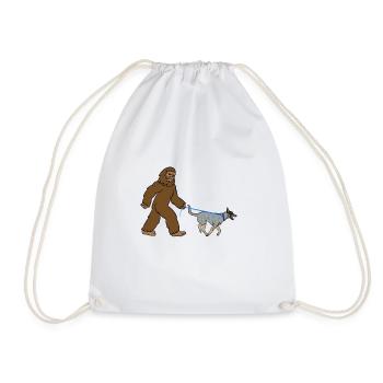 Australian Cattle Dog - Drawstring Bag - white - Front