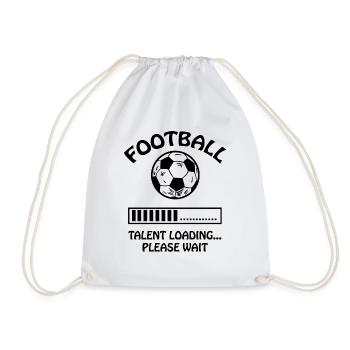 Fußball Soccer - Drawstring Bag - white - Front