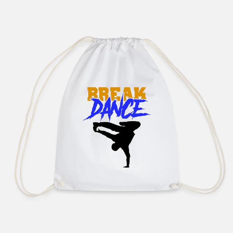 break dance - Turnbeutel - Weiß