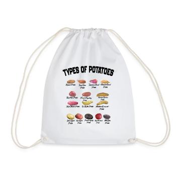 Potatoes list Potatoes types - Sac de sport léger - blanc - Devant