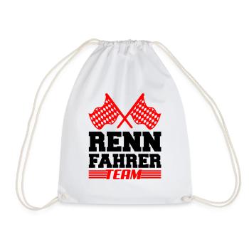 rennfahrer team02 - Turnbeutel - Weiß - Vorne