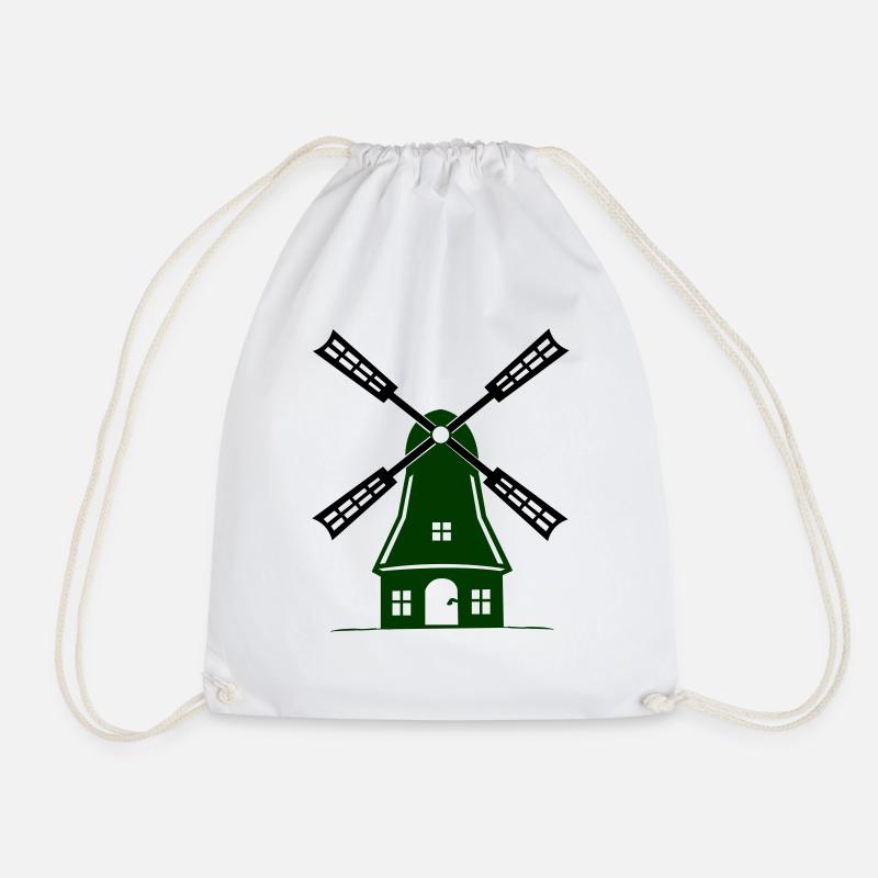 windmühle - Turnbeutel - Weiß