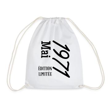 édition limitée Mai 1971 - Sac de sport léger - blanc - Devant