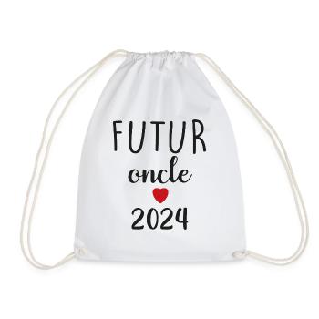 Futur oncle - 2024 - Sac de sport léger - blanc - Devant