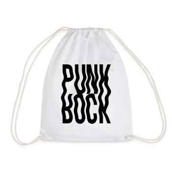 Cadeau logo punk rock - Sac de sport léger - blanc - Devant