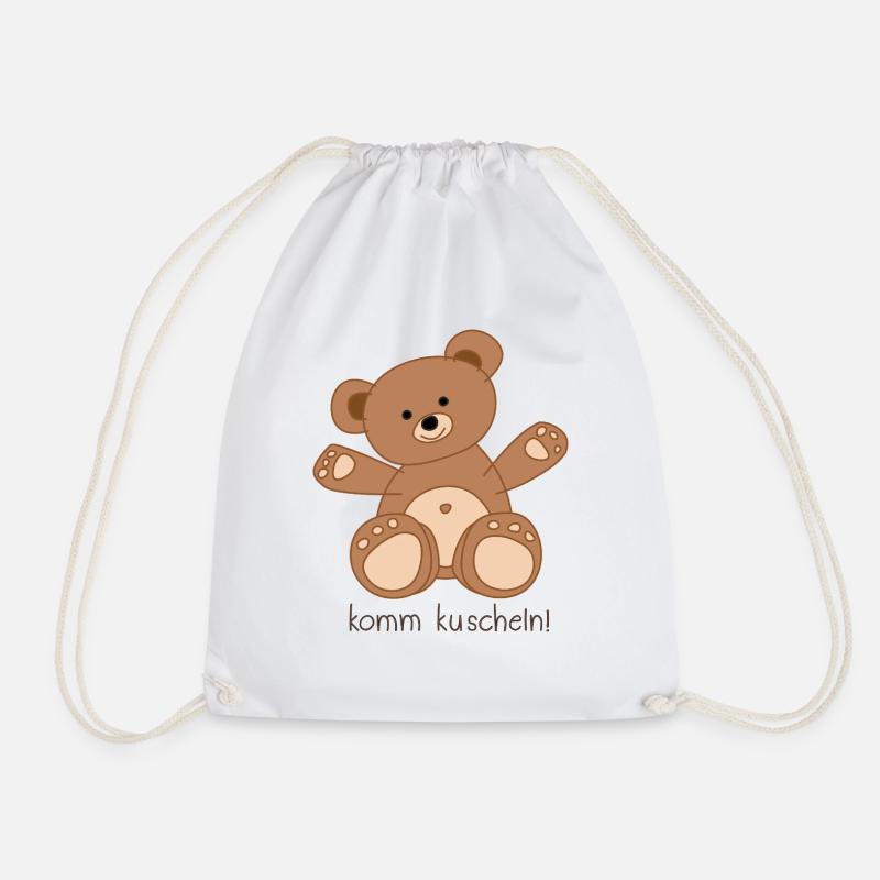 CUDDLE - Drawstring Bag - white