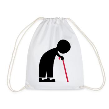 grand-père - Sac de sport léger - blanc - Devant