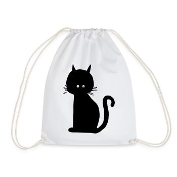 chatnoir - Sac de sport léger - blanc - Devant