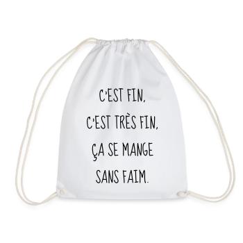 Cinéma / Citation / Série télé / Geek - Sac de sport léger - blanc - Devant
