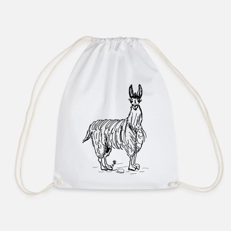 lama - Sac de sport léger - blanc