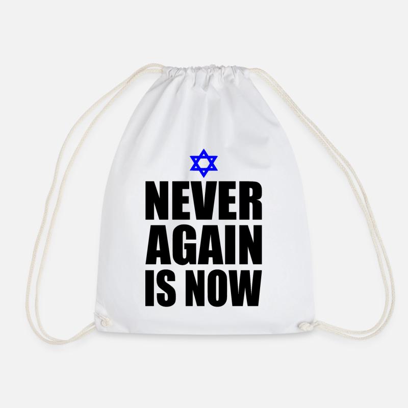 Never again is now - Turnbeutel - Weiß