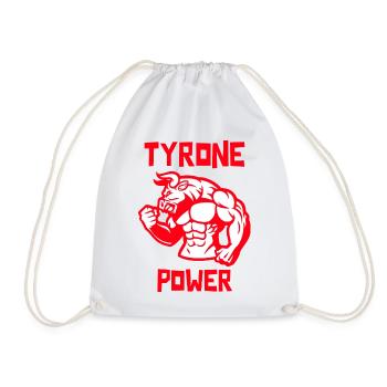 Tyrone Power Ireland - Drawstring Bag - white - Front