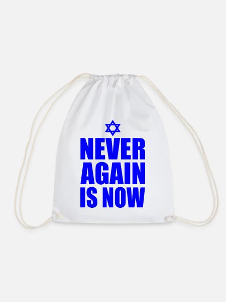 Never again is now - Turnbeutel - Weiß
