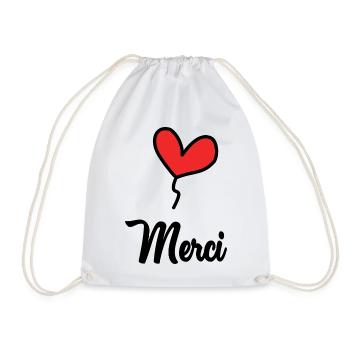 MAÎTRESSE. MAITRE. MERCI. MERCI MAÎTRESSE - Sac de sport léger - blanc - Devant