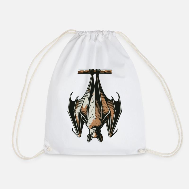 Chauve-souris - Sac de sport léger - blanc