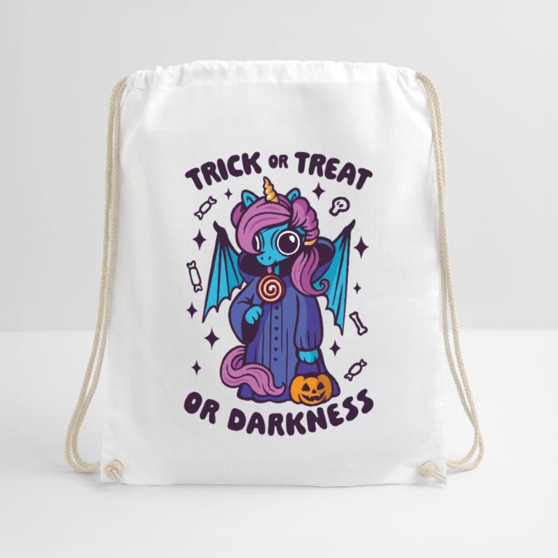 Dark Candy Unicorn - Süßes oder Saures oder Dunkelheit Turnbeutel