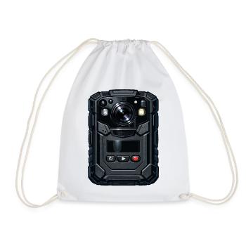 Illustration de caméra d’action robuste - Sac de sport léger - blanc - Devant