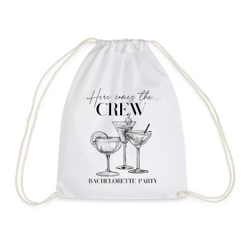 Bridesmaids Bachelorette Party Bachelorette - Drawstring Bag - white - Front