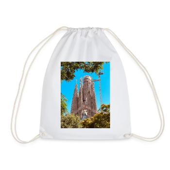 Sagrada Família: Barcelona's icon - Drawstring Bag - white - Front