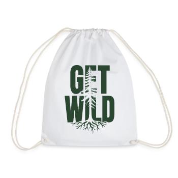 Outdoor Adventure - Get Wild - Drawstring Bag - white - Front