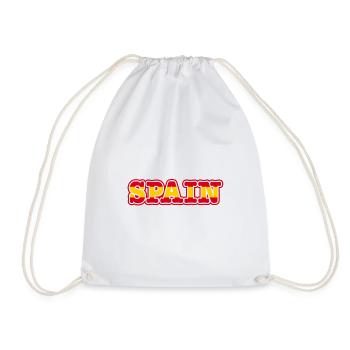 Espagne Flag Jersey Football Flag Football Sport - Sac de sport léger - blanc - Devant