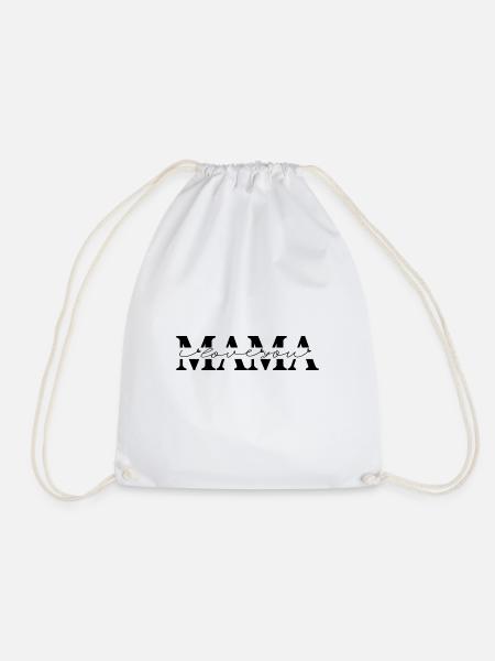 Mama - I Love You Parental Love Mother - Drawstring Bag - white
