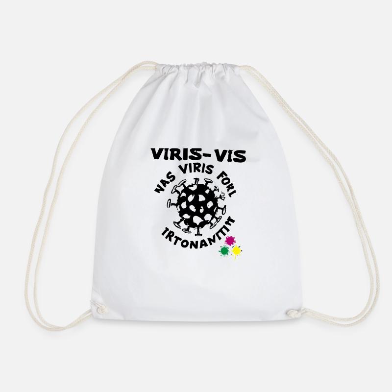 Virus Invasion - Turnbeutel - Weiß